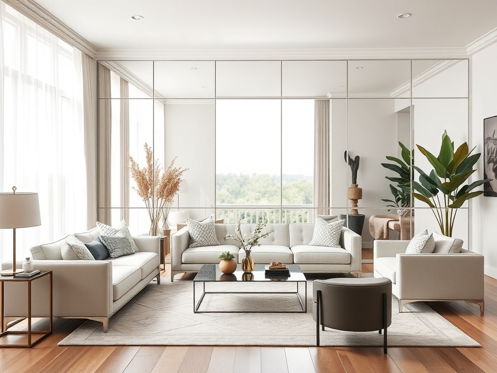 16. Use Mirrored Panels for Illusion