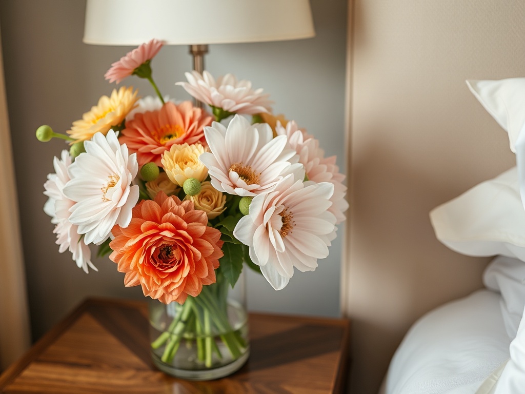 21. Display Fresh Floral Arrangements