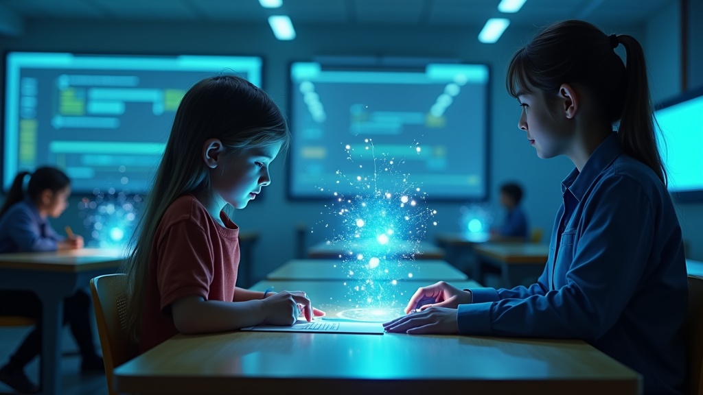 La IA en educación personalizada se adapta al ritmo individual de aprendizaje de cada estudiante.
