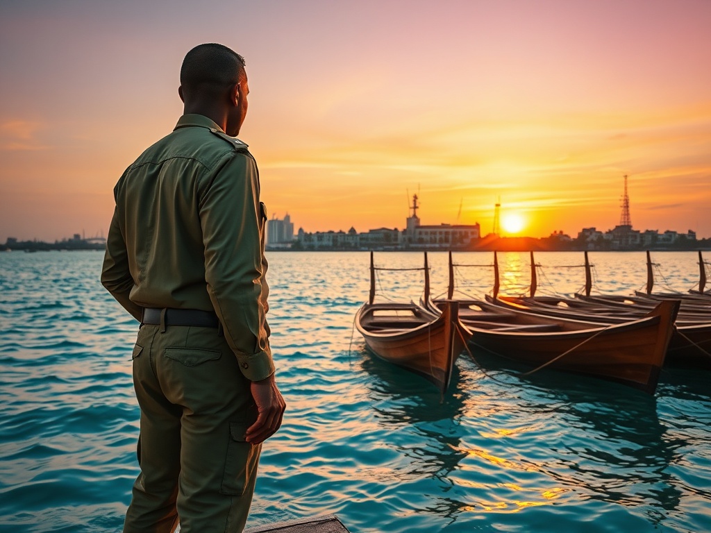 A Soldier's Watch on Victory Day, a Nation's Defense Debate