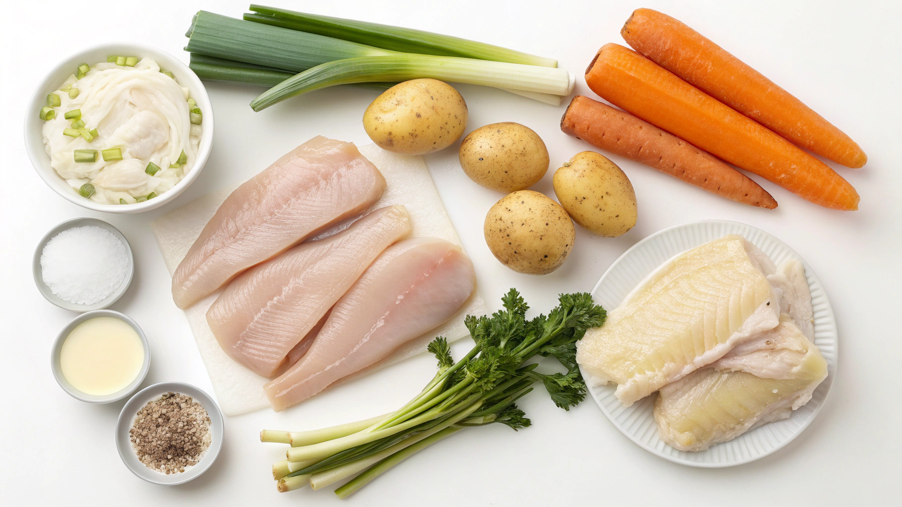 Ingredients for Waterzooi