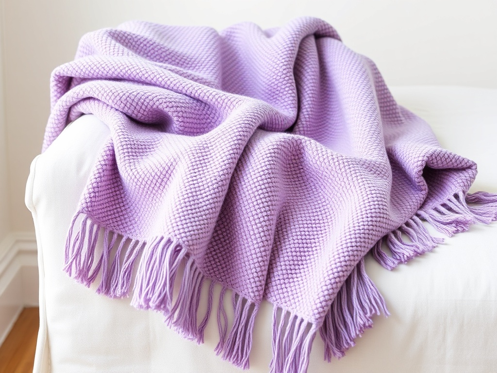 9. Add Lavender Throws