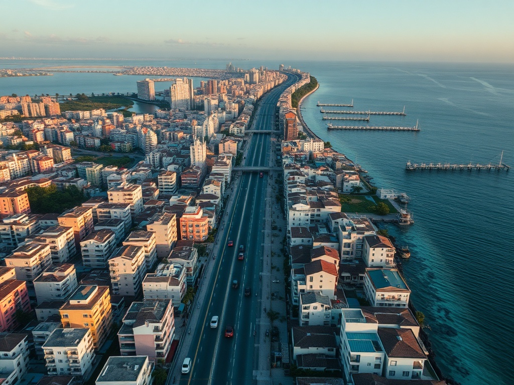 Malé's Crowded Streets, Another's Empty Villa