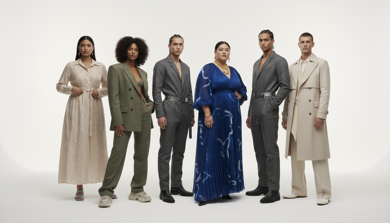 AI fashion photography diverse model variations