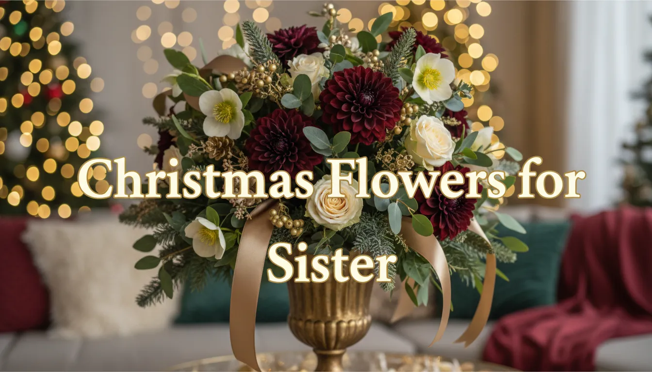 Christmas Flowers for Sister - Perfect Sisterly Gifts