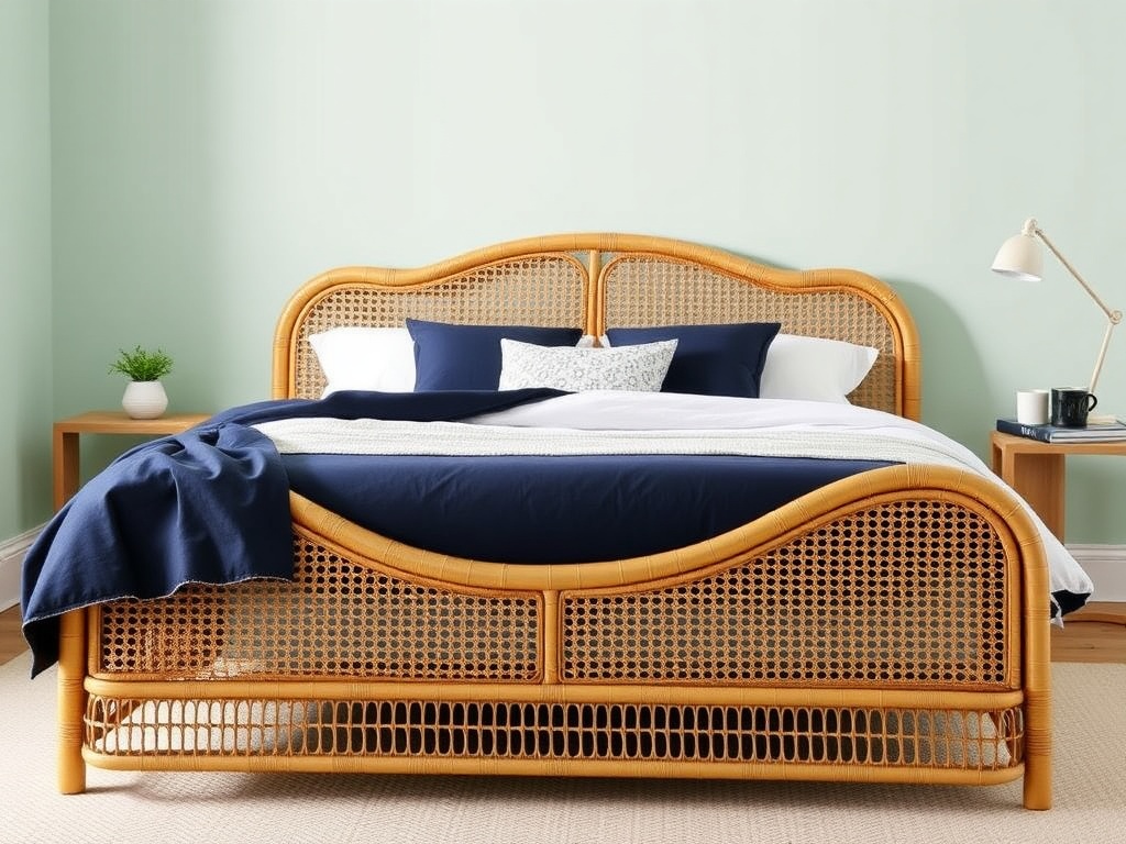 10. Opt for a Rattan Bed Frame