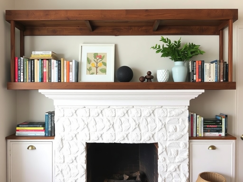 Incorporating Rustic Shelving