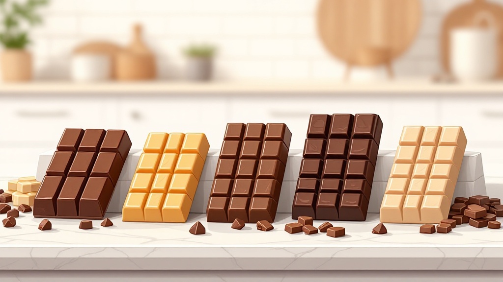 Variety of premium cannabis chocolate bars