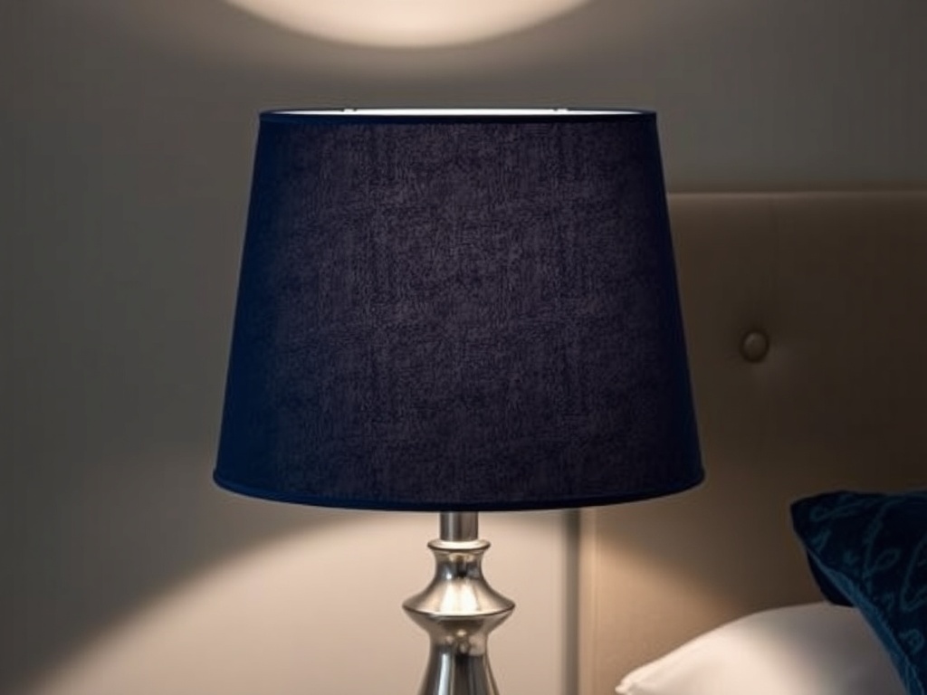 7. Accent with Velvet Lampshades