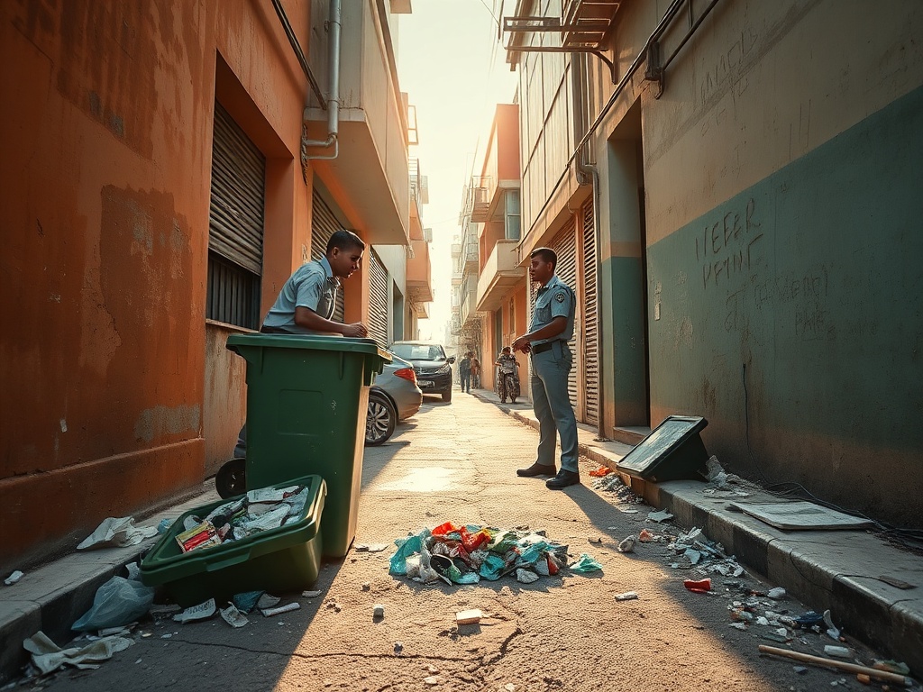 Malé's Overflowing Bins and the Police Walking Past Them