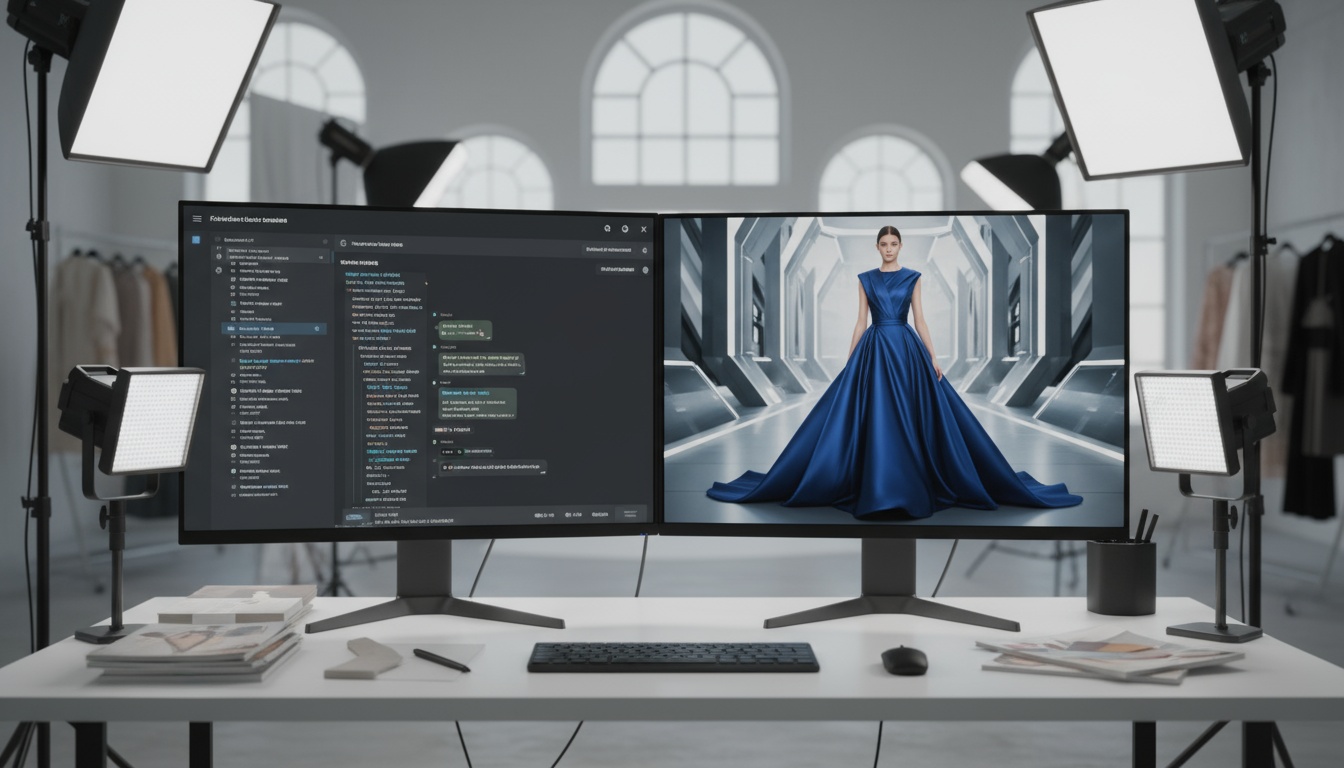 Comparação visual entre ferramentas de IA
