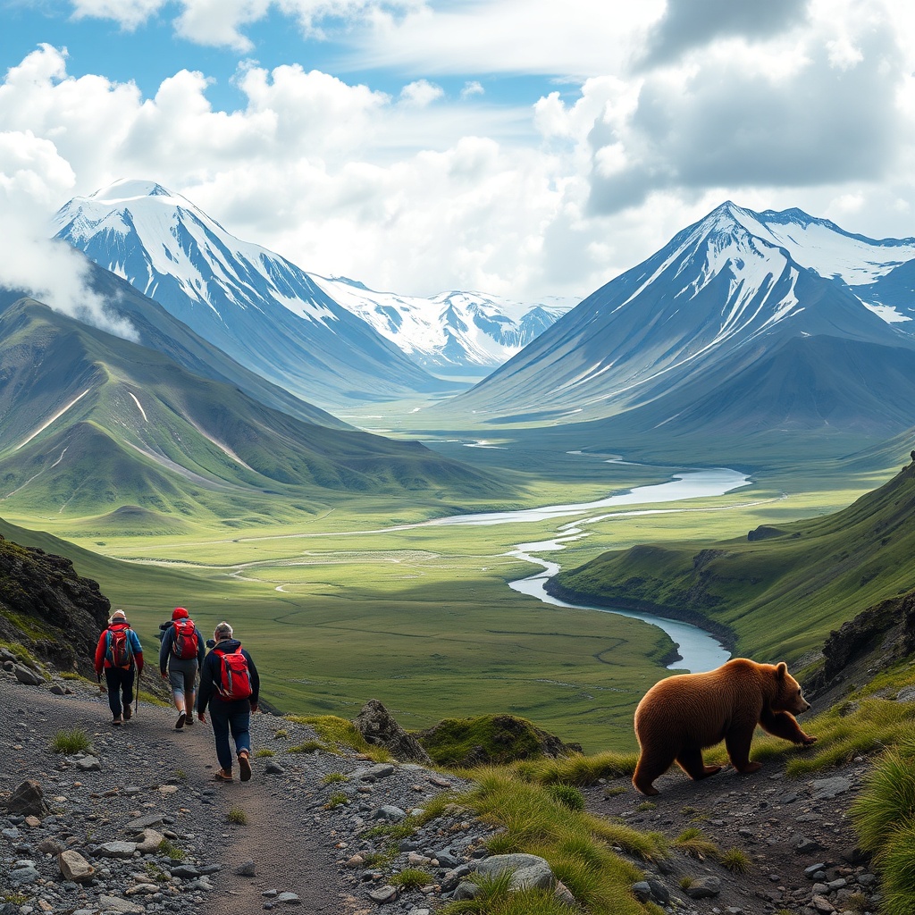 Senderismo en la Península de Kamchatka (Rusia)