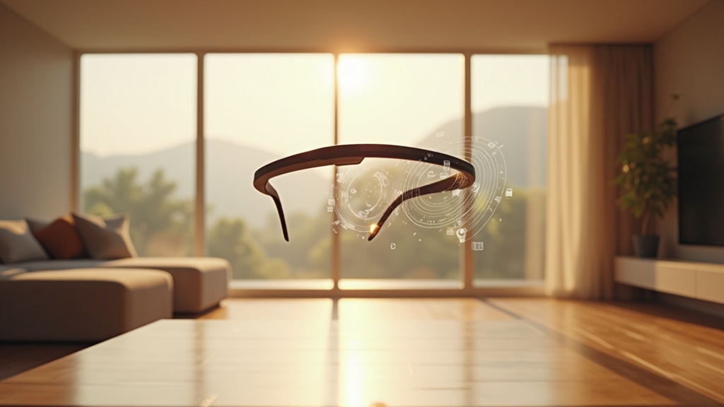 Prototipo de las futuras gafas inteligentes de Apple, una pieza clave en su estrategia de computación espacial.
