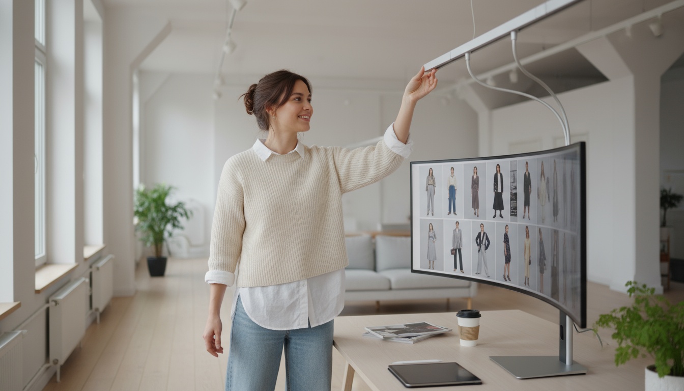 Vídeo de produto otimizado para marketplace de moda