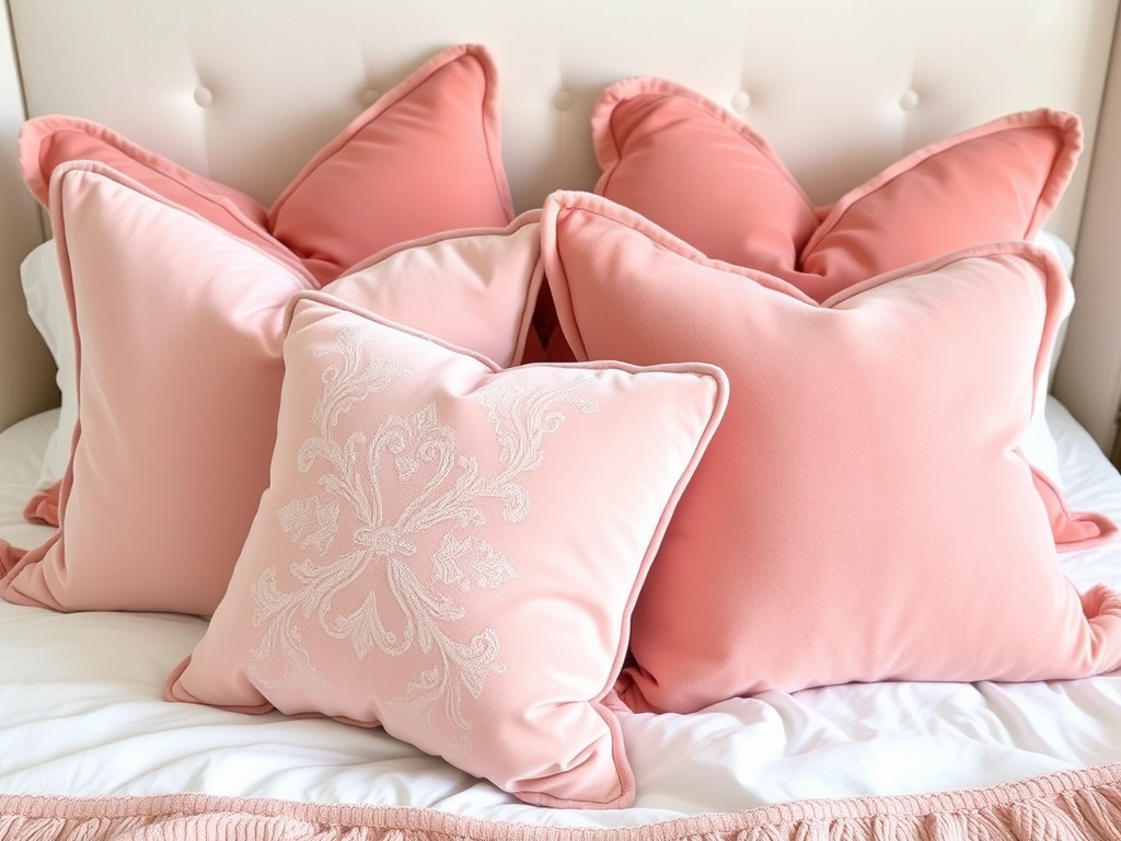 3. Add Velvet Throw Pillows