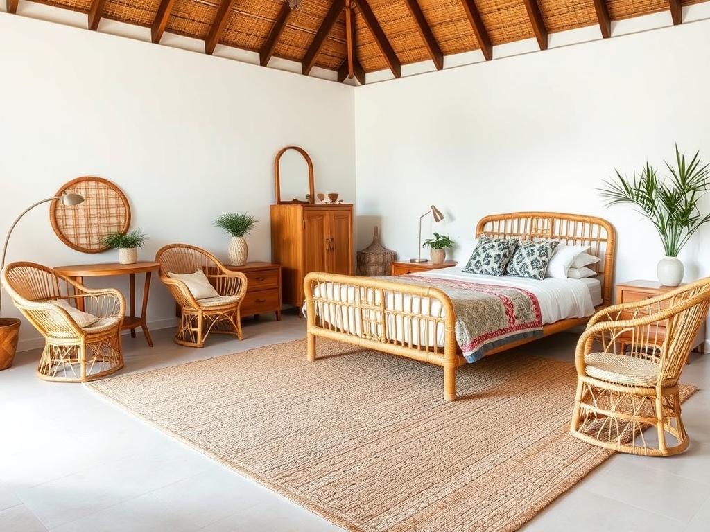 5. Incorporate Rattan Furniture