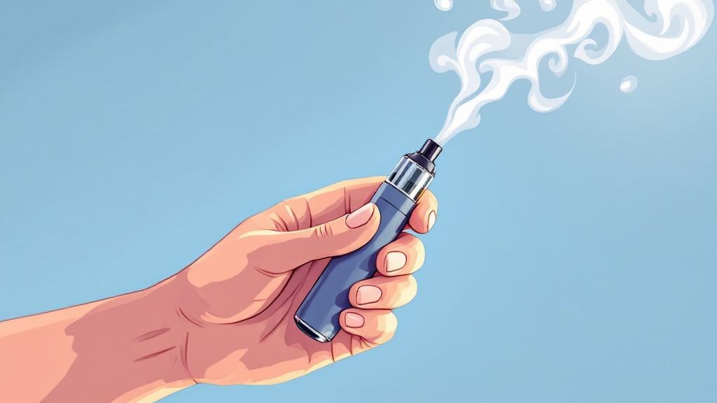 Proper THC vape pen usage technique