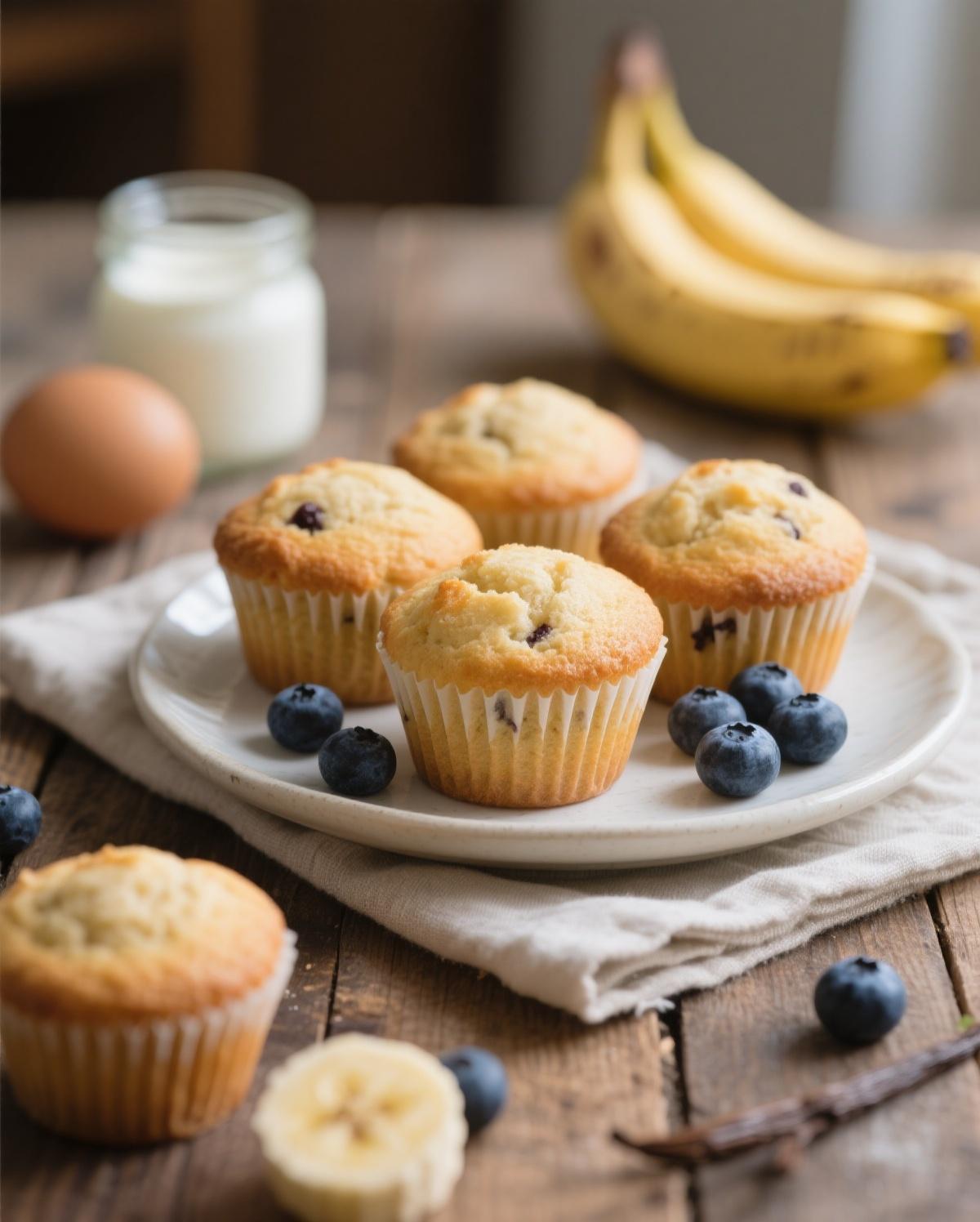 banana yogurt muffins