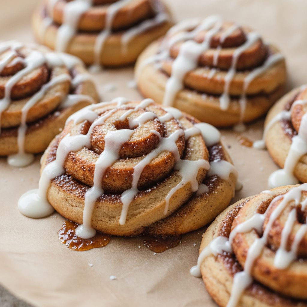 Soft & Chewy Cinnamon Roll Cookies Soft & Chewy Cinnamon Roll Cookies