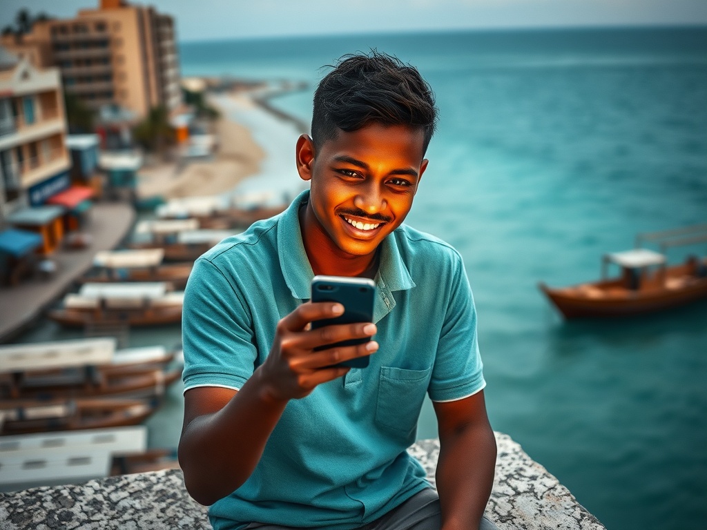 Maldivians Find Their Real Conversations in Phone Screens