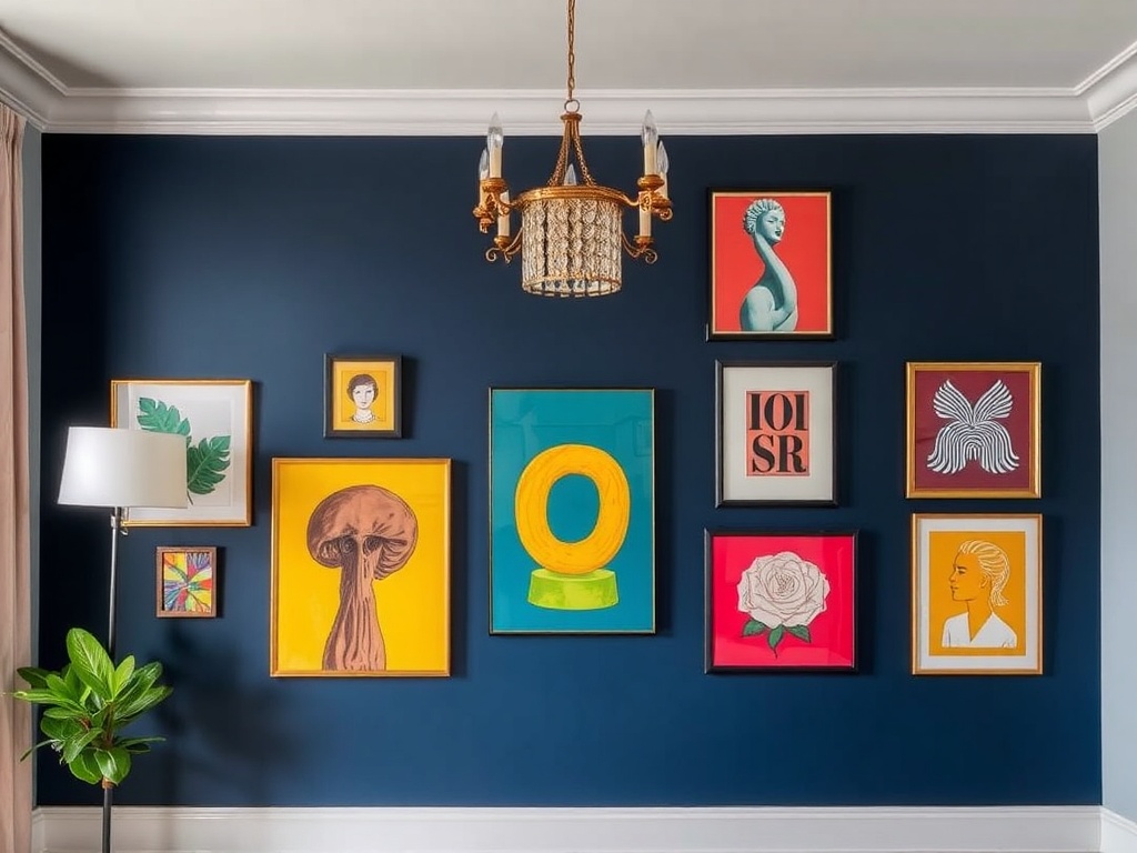 9. Hang Bold Art Pieces