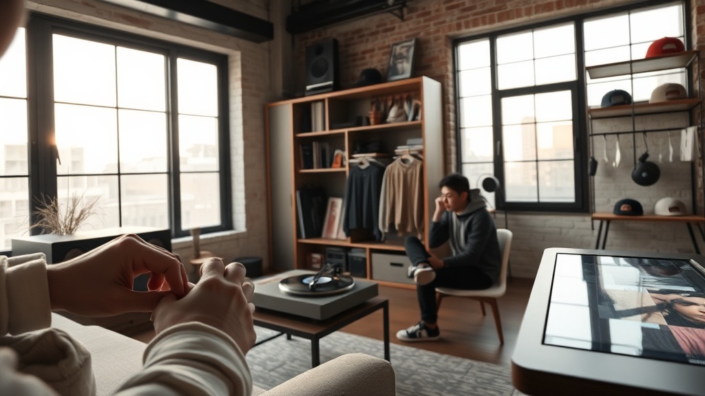 Spotify House experience scene