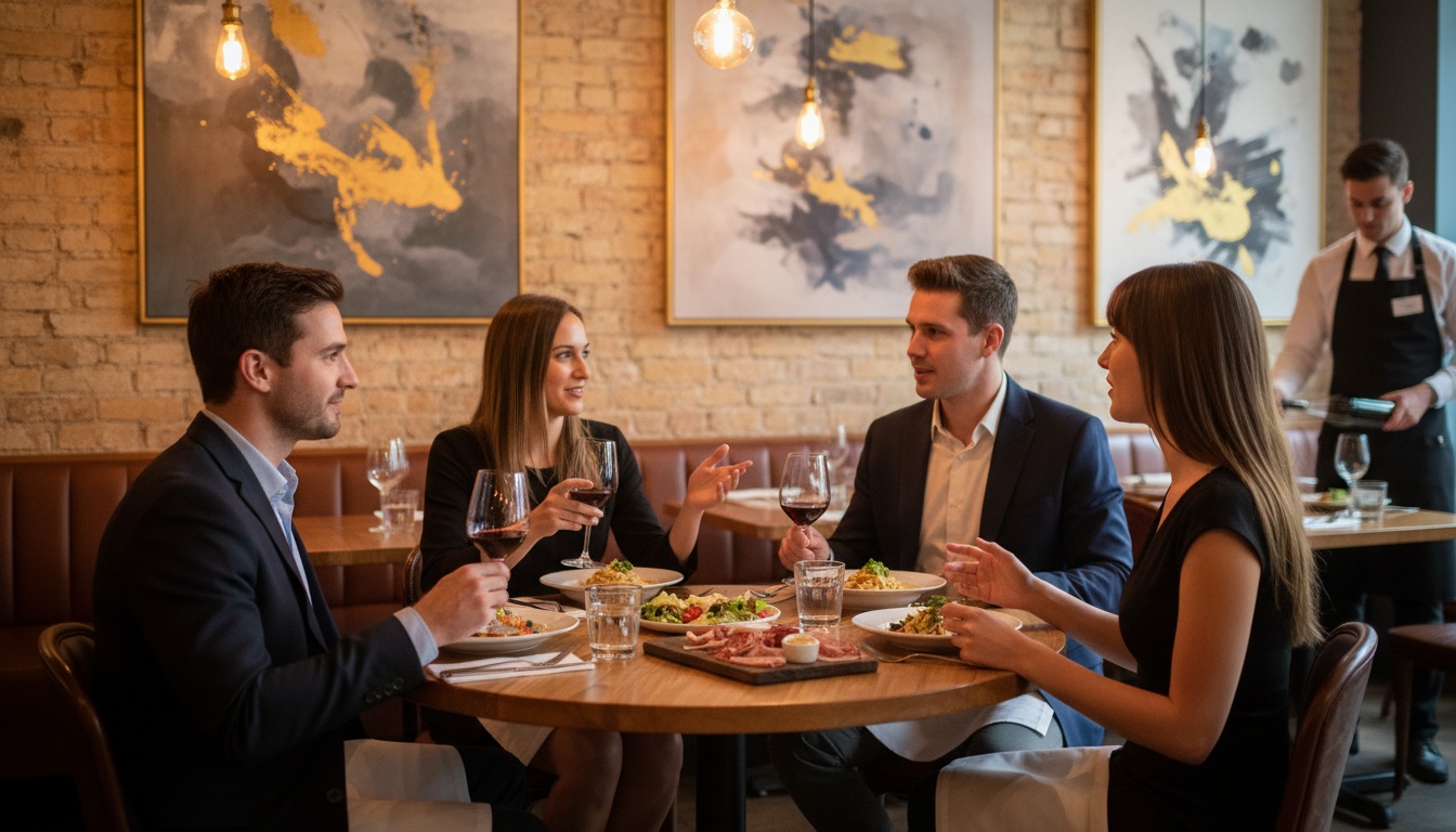 Restaurant dining atmosphere