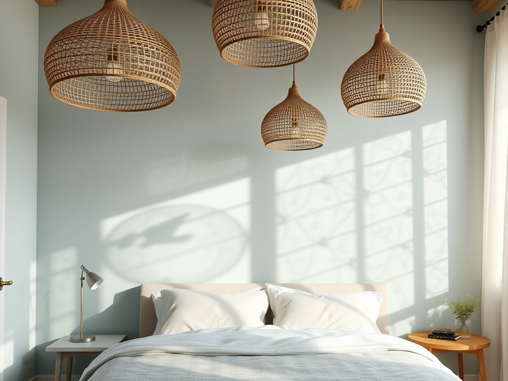 5. Use Rattan Pendant Lights