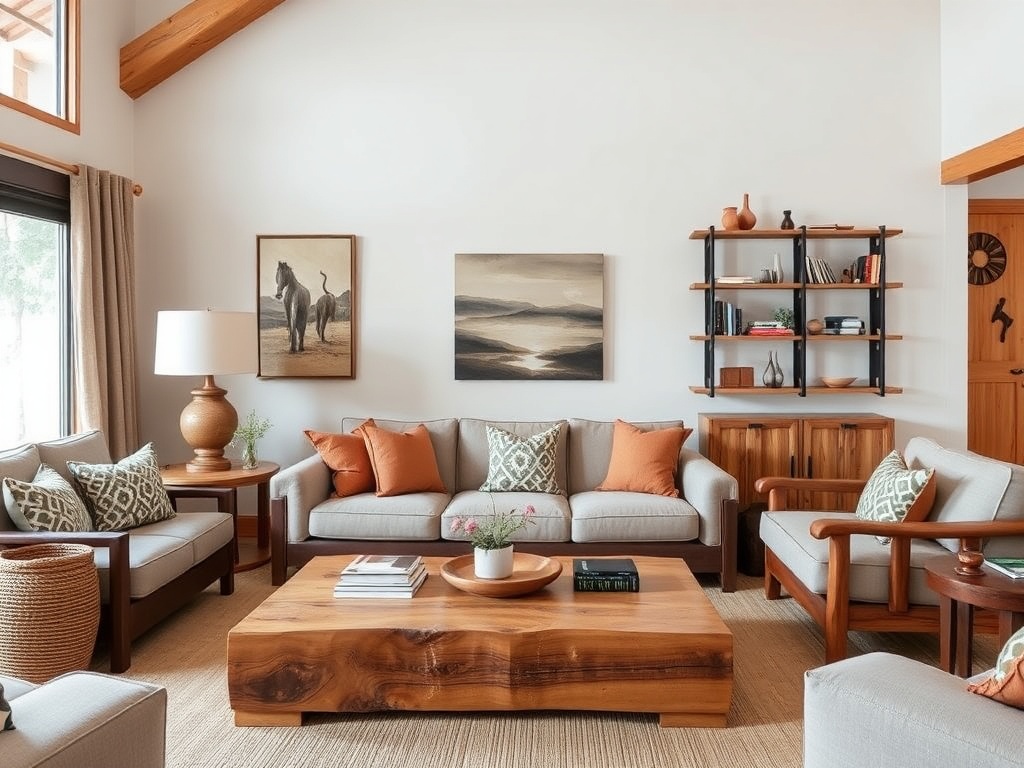 4. Use Natural Wood Accents