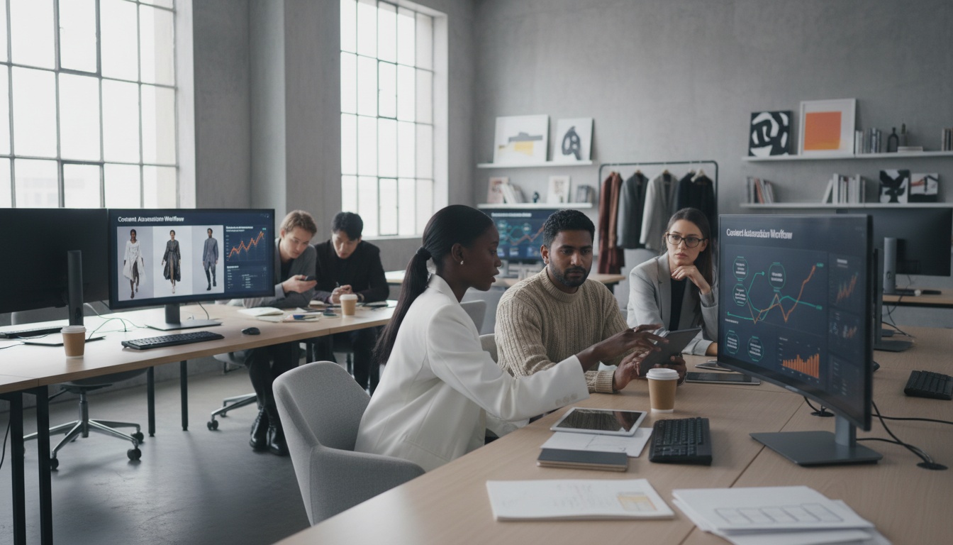 Automação de conteúdo fashion com IA