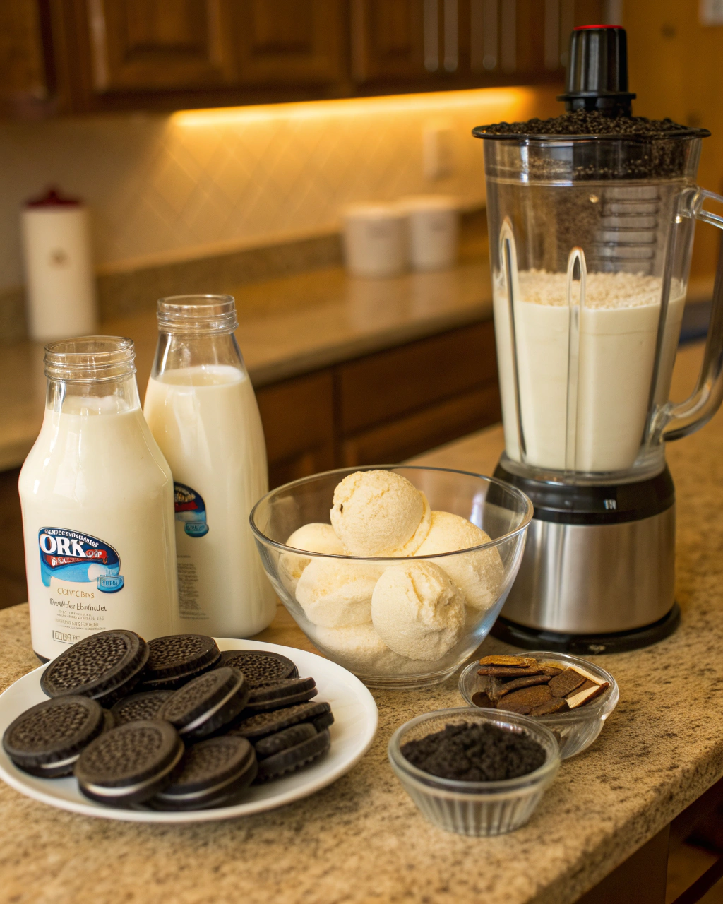 OREO MILKSHAKES Ingredients