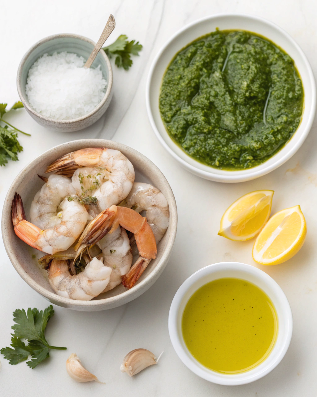 CHIMICHURRI SHRIMP ngredients