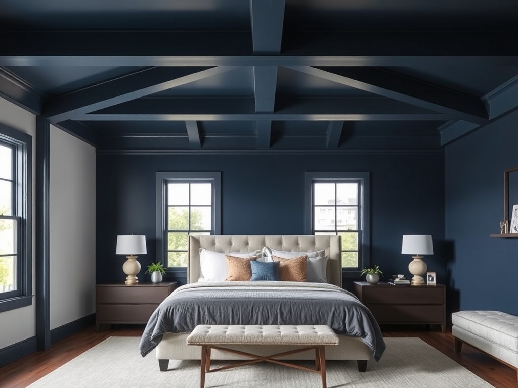 24. Use Navy in Ceiling Beams