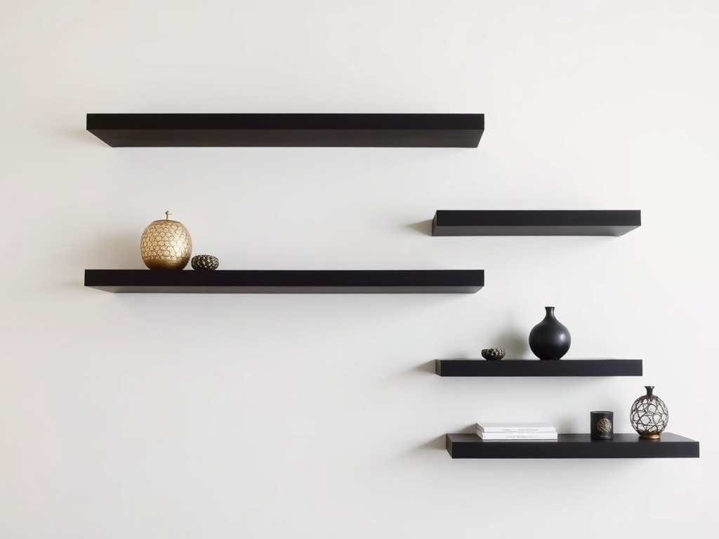 19. Contrast with Dark Shelves