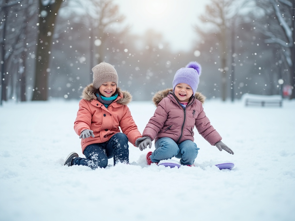 Children enjoying a creative indoor activity together