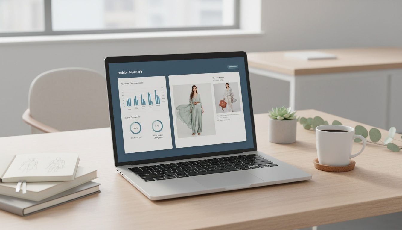 AI-generated fashion campaign content