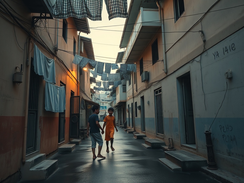 Children Growing Up in Malé's Shared Single Apartments