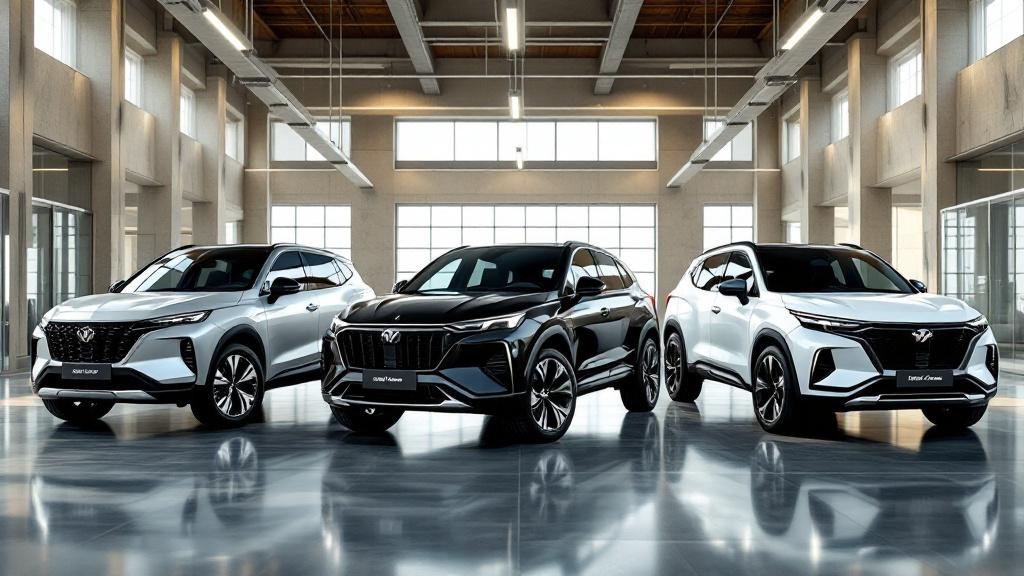 Various SUV models available for Houston rental