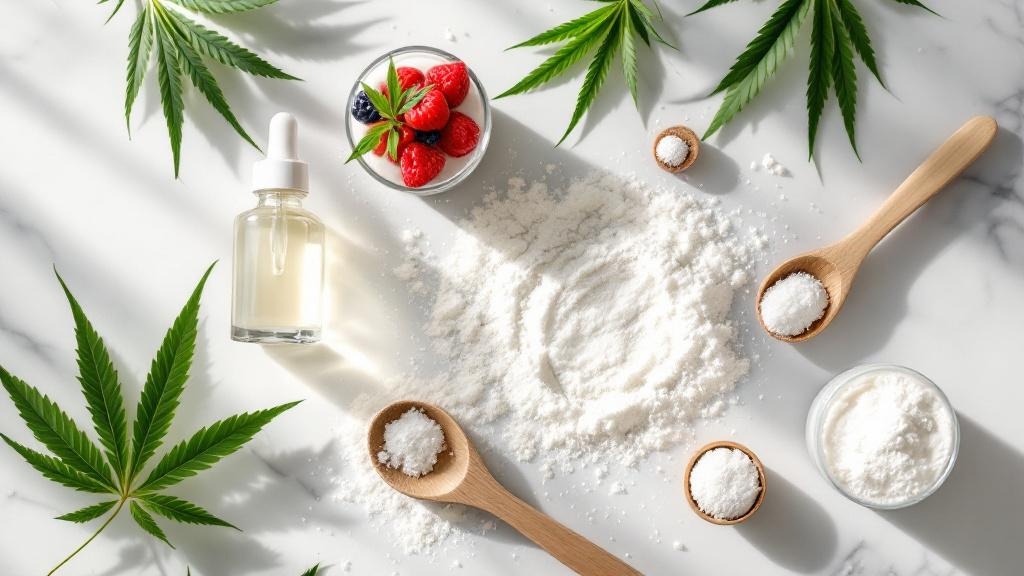 Various CBD isolate usage methods including oils, edibles, and topicals