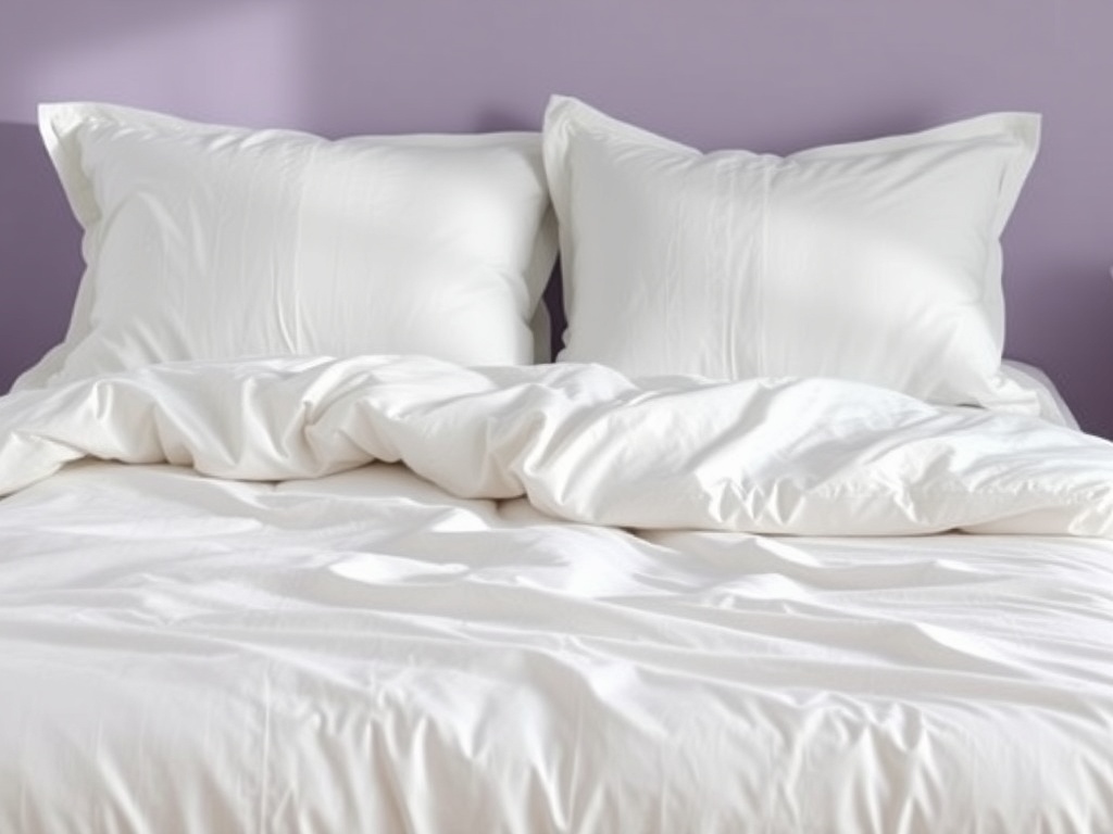 2. Choose White Bedding for Contrast