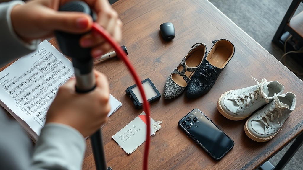 Contest backstage photo