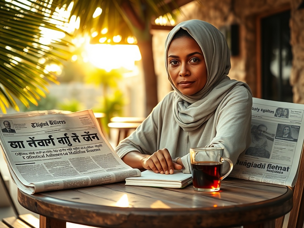 When Maldivian Newspapers Print the Same Story in Different Fonts