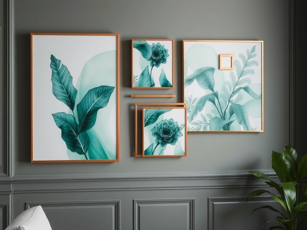 9. Add Seafoam Green Artwork