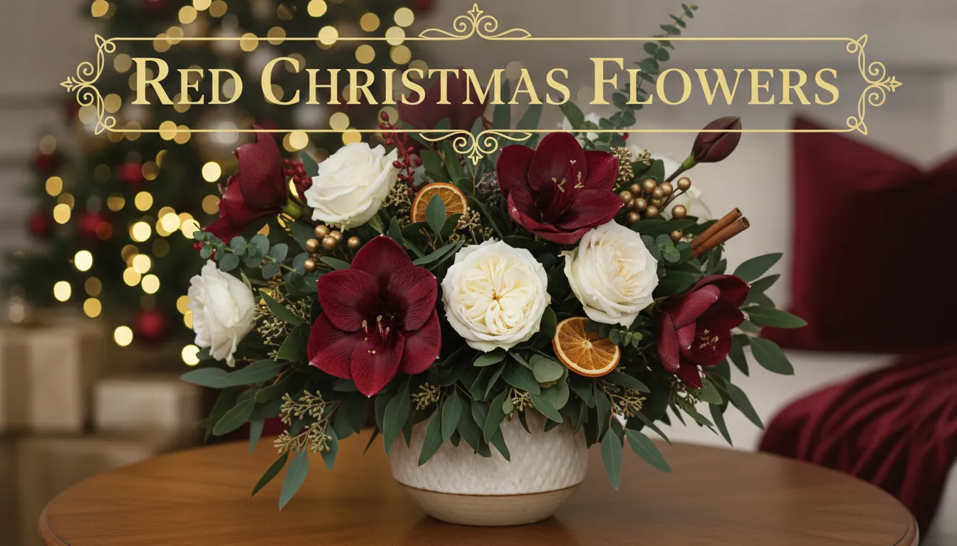 Red Christmas Flowers - Traditional Festive Blooms