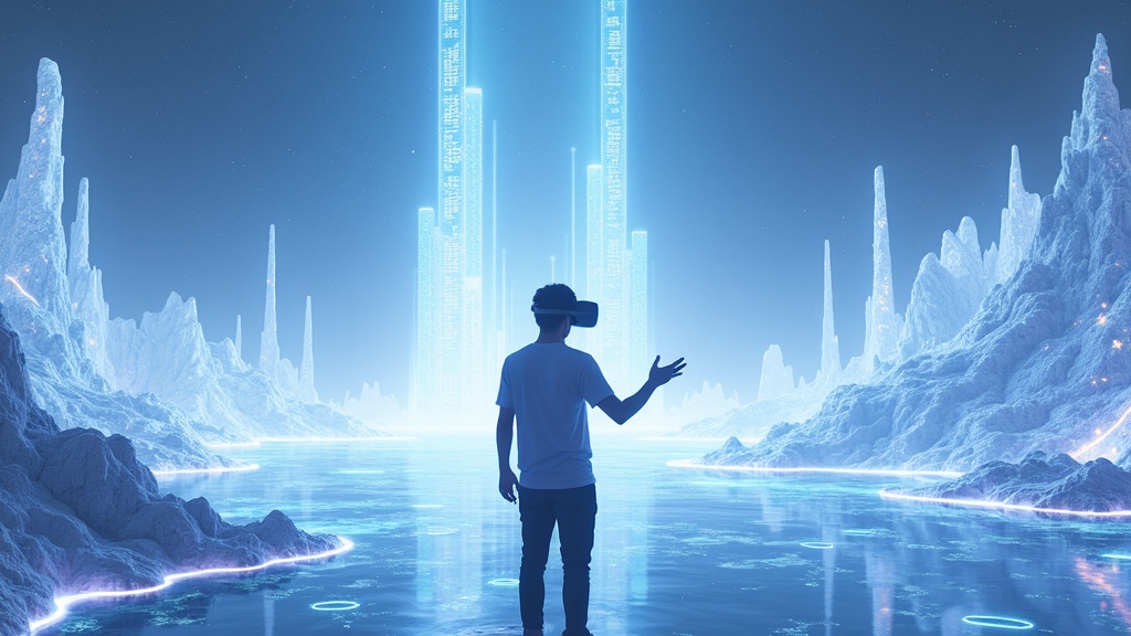 Entorno virtual ultrarrealista generado con Meta Horizon Engine, la tecnología que potencia a Meta Horizon Studio IA