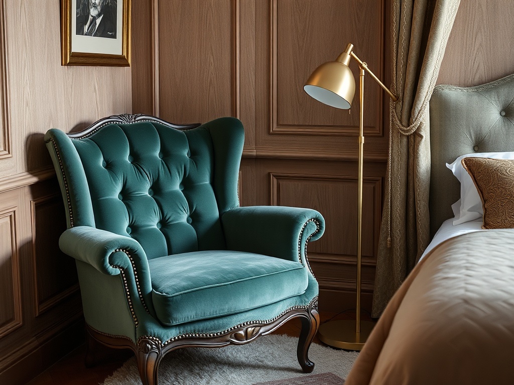 8. Add a Vintage Armchair