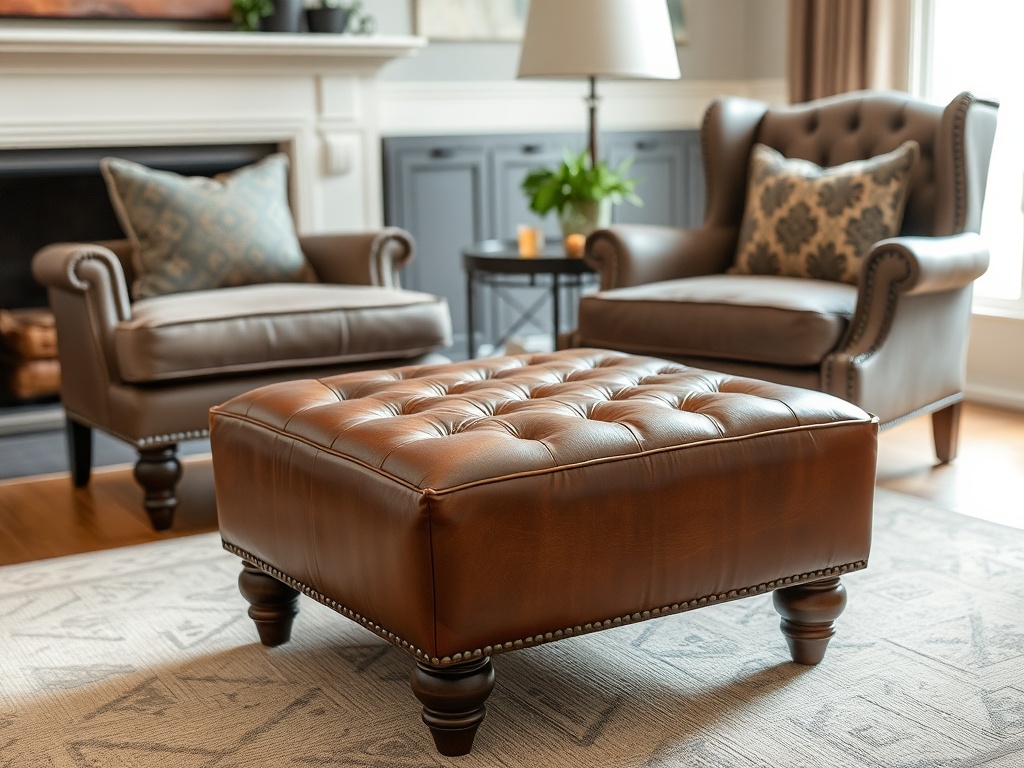 21. Incorporate Leather Accents