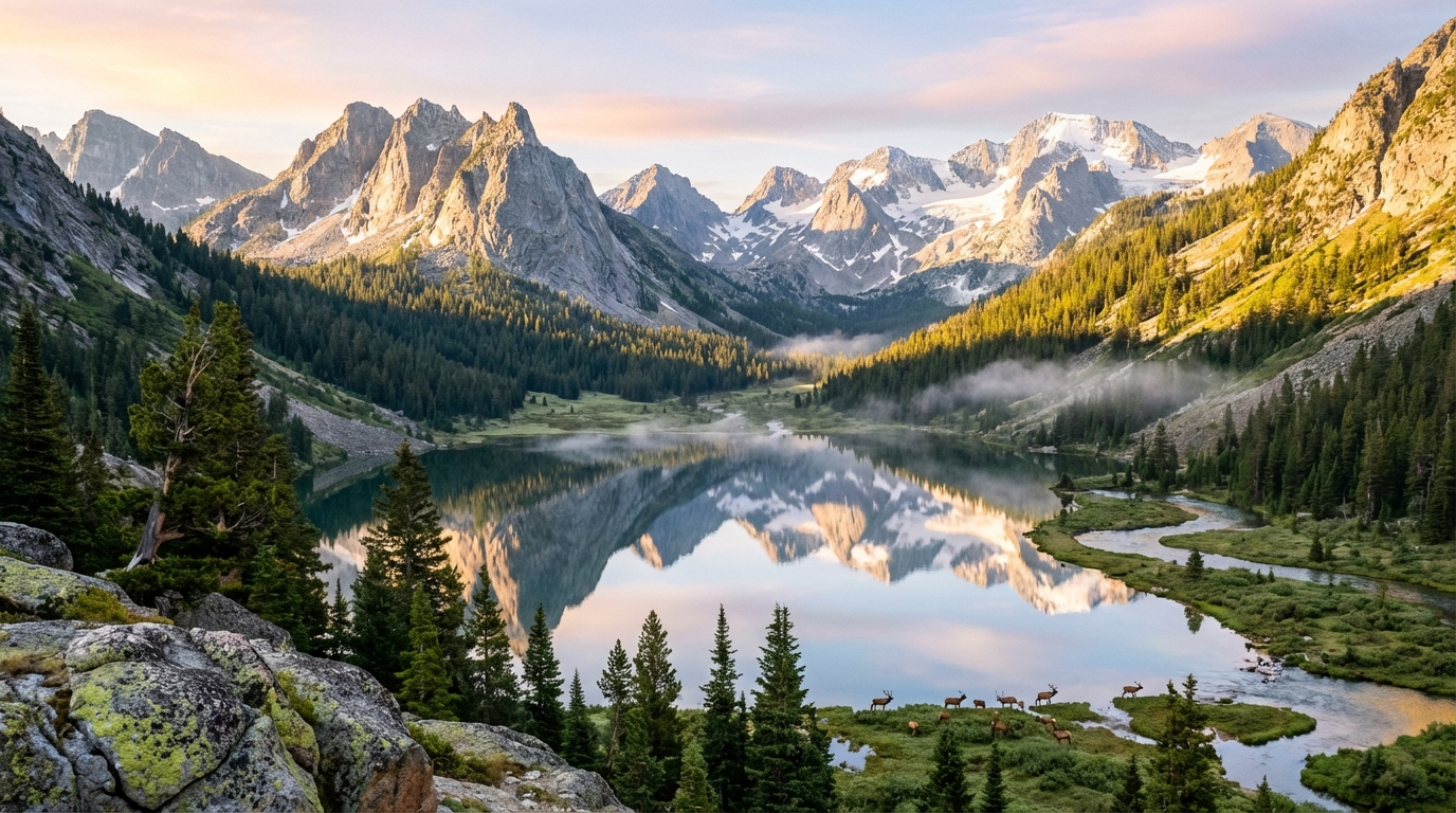 Ultra-detailed 4K landscape generated by Nano Banana 2