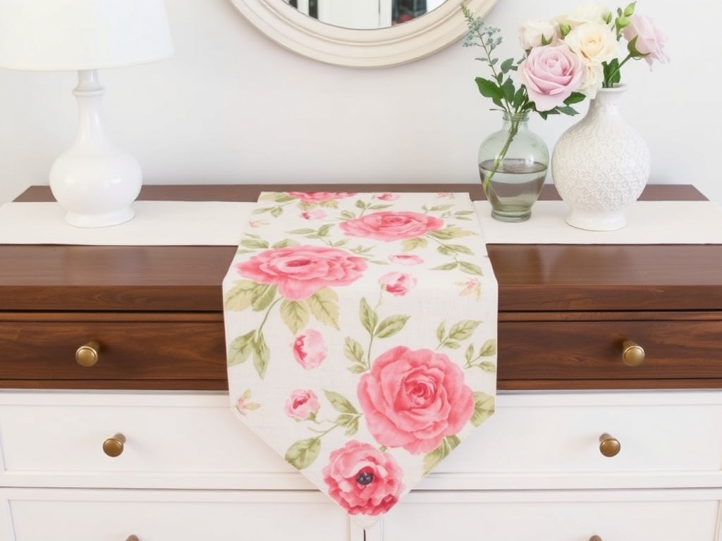 10. Try Floral Table Runners