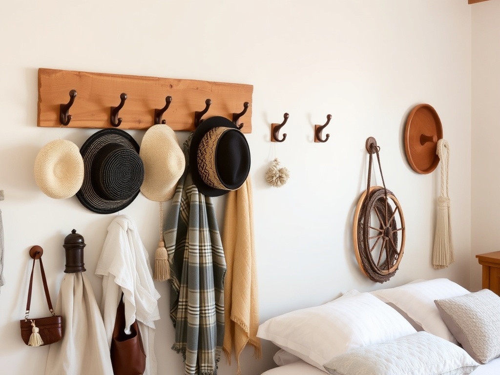 18. Try Wooden Hooks